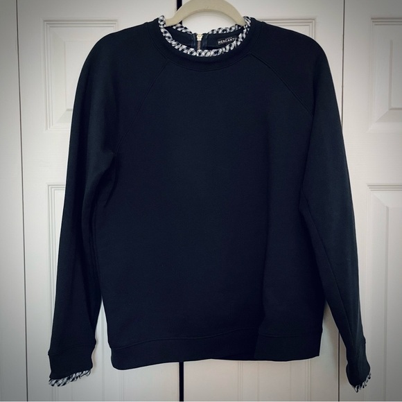 J.Crew Mercantile Woven Ruffle Neck Pullover - Picture 4 of 5